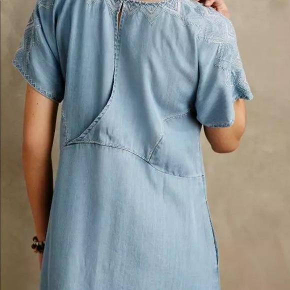 Holding Horses by Anthropologie Blue Dress NWOT - Picture 2 of 6